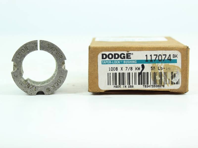 DODGE 1008X7/8-KW 117074 NSFB - TAPER LOCK BUSHING - Click Image to Close