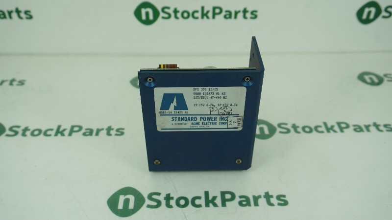 ACME ELECTRIC CO 120539-001 POWER SUPPLY SPS-30-D-12/15 NSNB