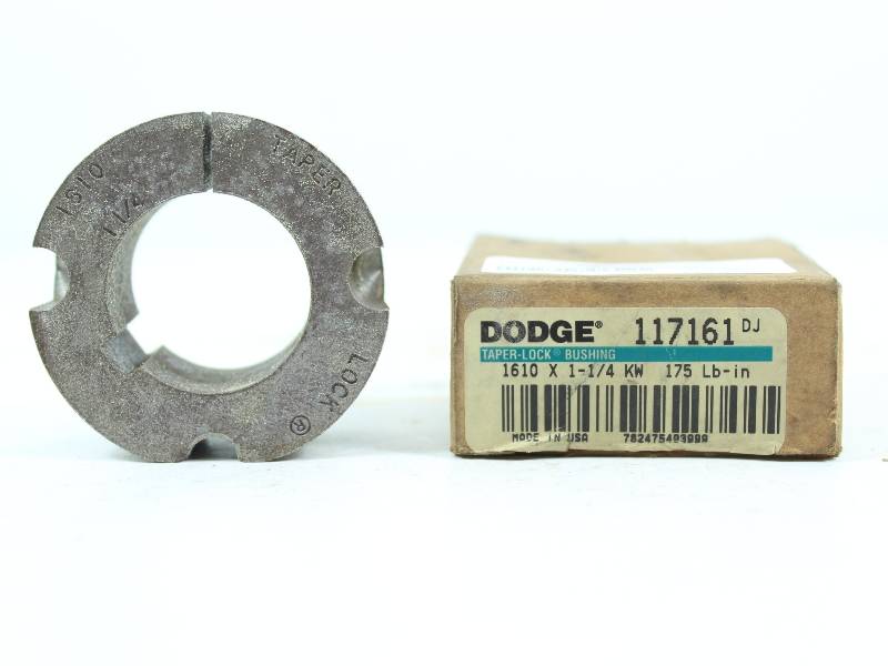DODGE 1610X1 1/4-KW 117161 NSFB - TAPER LOCK BUSHING - Click Image to Close