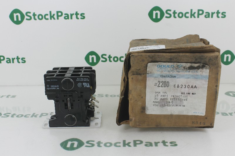 GOULD 2200 25A INDUCTIVE 30A RESISTIVE NSFB - Click Image to Close