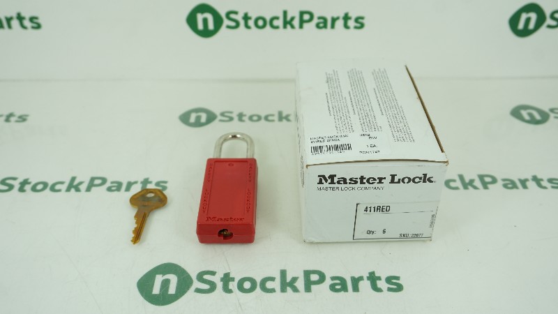 MASTER LOCK 411RED 6PACK NSFB
