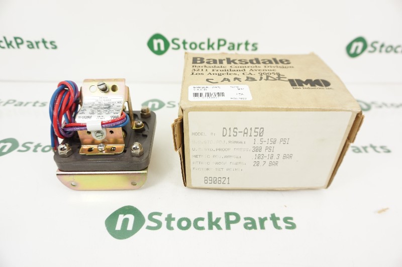 BARKSDALE D1S-A150 PRESSURE SWITCH NSFB