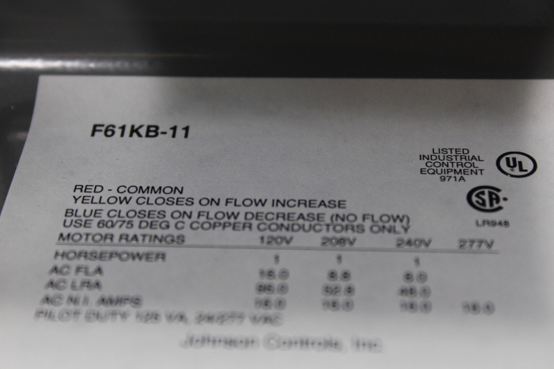 JOHNSON CONTROLS F61KB-11C NSFB
