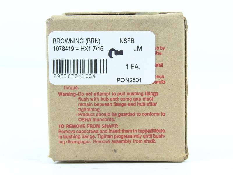 BROWNING HX1 7/16 1078419 NSFB - SPLIT TAPER BUSHING