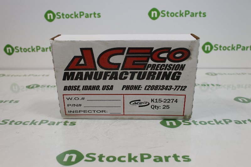ACE CO PERCISION MANUFACTURING K15-2274 25PACK NSFB - Click Image to Close