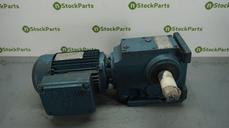SEW-EURODRIVE K46DT80N4 NSNB - 1 HP RIGHT ANGLE GEAR MOTOR 71 RP - Click Image to Close