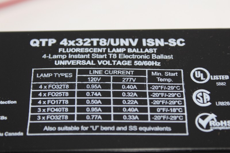 OSRAM QTP4X32T8/UNV-ISN-SC 10 PACK NSFB - Click Image to Close