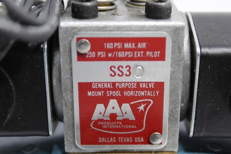 AAA PRODUCTS INTERNATIONAL SS3 NSNB - SOLENOID VALVE - Click Image to Close