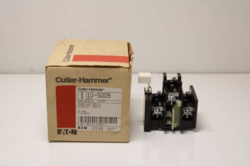 CUTLER-HAMMER 10-5009 NSFB - OVERLOAD RELAY