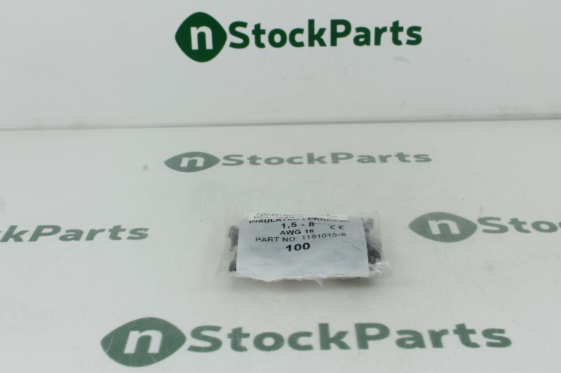 AMERICAN ELECTRIC EQUIPMEN 1181015-S 100PACK INSULATED FERRULES