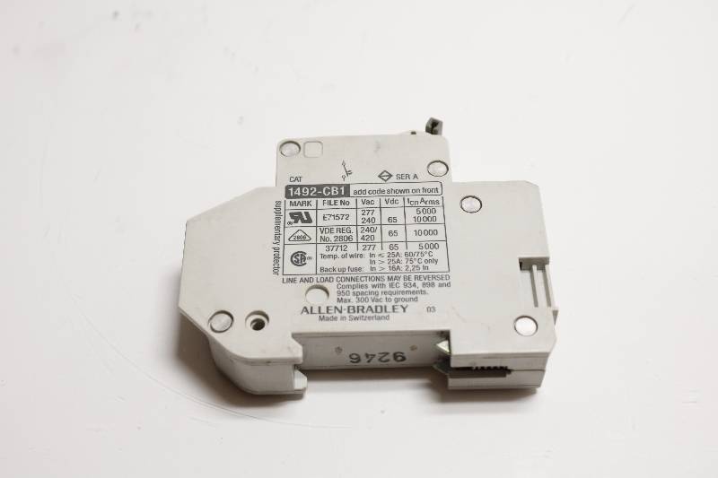 ALLEN-BRADLEY 1492-CB1G100 SER A NSNB - CIRCUIT BREAKER