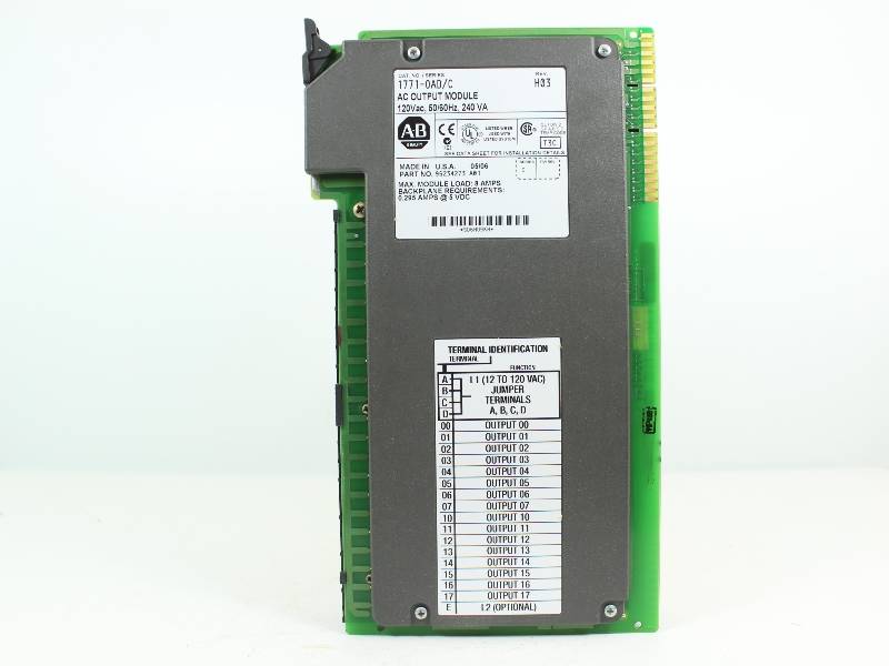 ALLEN-BRADLEY 17710AD SER. C OUTPUT MODULE NSNB