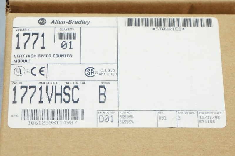 ALLEN-BRADLEY 1771VHSC SER B NSFB