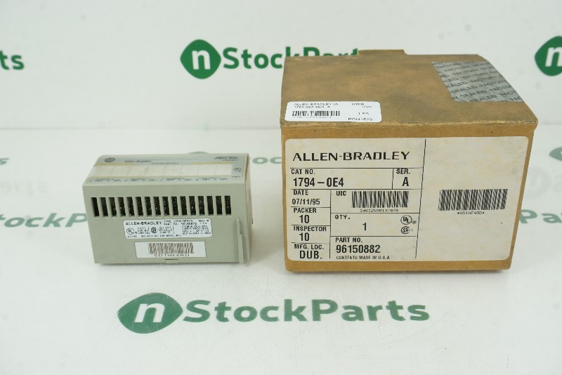 ALLEN-BRADLEY 1794-0E4 SER. A OUTPUT MODULE NSFB