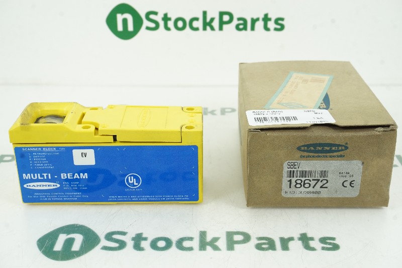 BANNER SBEV MULTI BEAM SCANNER BLOCK 18672 NSFB