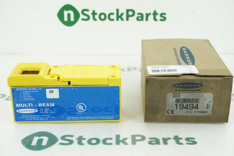BANNER SBD5 MULTI BEAM SCAN BLOCK 19494 NSFB