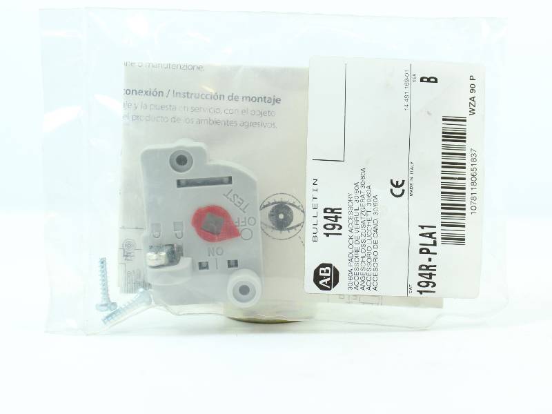 ALLEN-BRADLEY 194R-PLA1 SER. B NSFB