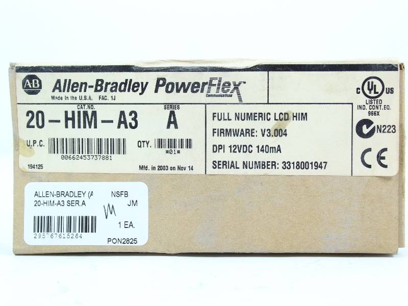 ALLEN-BRADLEY 20-HIM-A3 SER.A NSFB