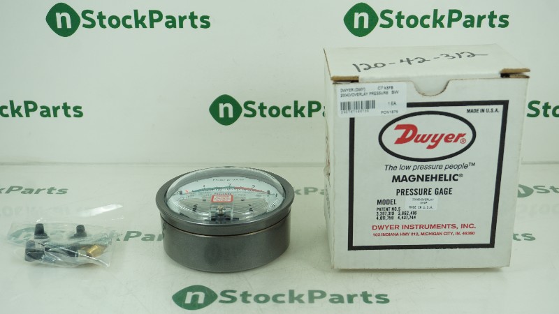 DWYER 2004D/OVERLAY PRESSURE GAGE NSFBC7