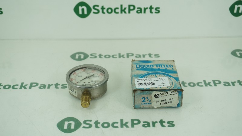 APPLIED IN 25-2000-2LF 0-2000 PSI GAUGE NSFB