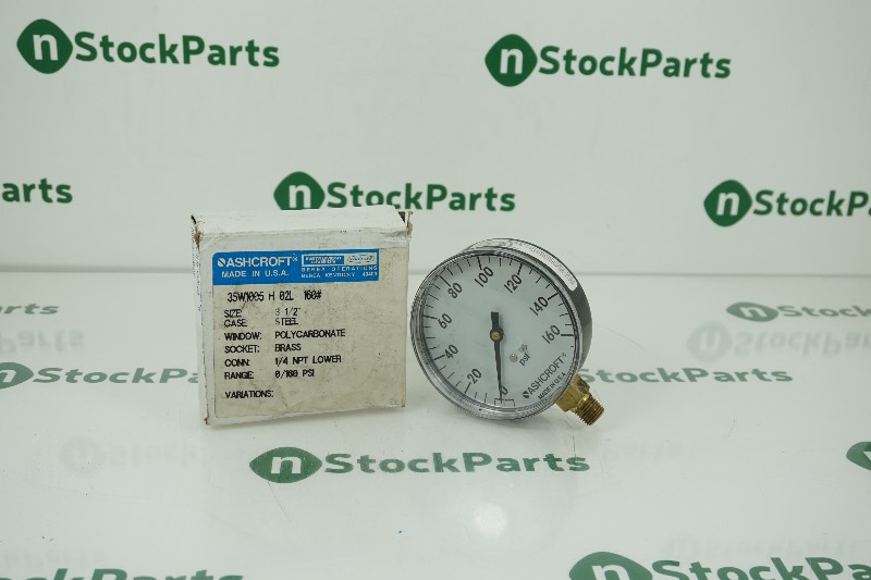 ASHCROFT 35W1005-H-02L-160 GAUGE NSNB