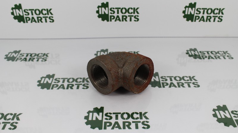 UNMARKED 36996817 1-1/4" BLACK MALLEABLE IRON 90 DEGREE ELBOW NS