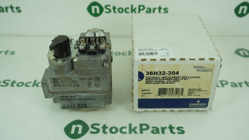 EMERSON 36H32-304 UNIVERSAL REPLACEMENT GAS CONTROL NSFB