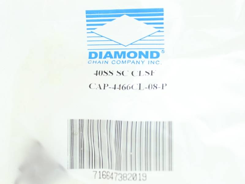 DIAMOND 40-1RSS CONN LINK CAP-4466CL-08-P NSFB