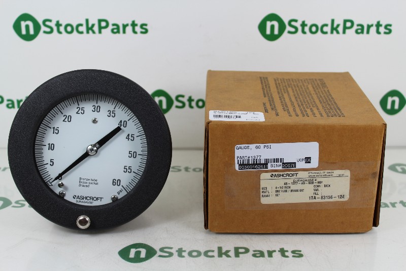 ASHCROFT 45-1377-AS-02B-60 GUAGE NSFB