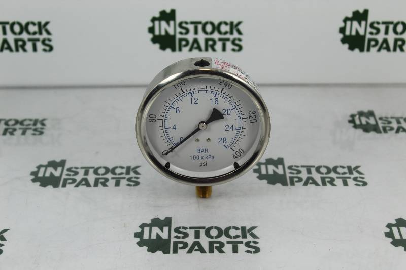 UNMARKED 4"-1/4NPT BOTTOM-400PSI/KPA/BAR NSNB