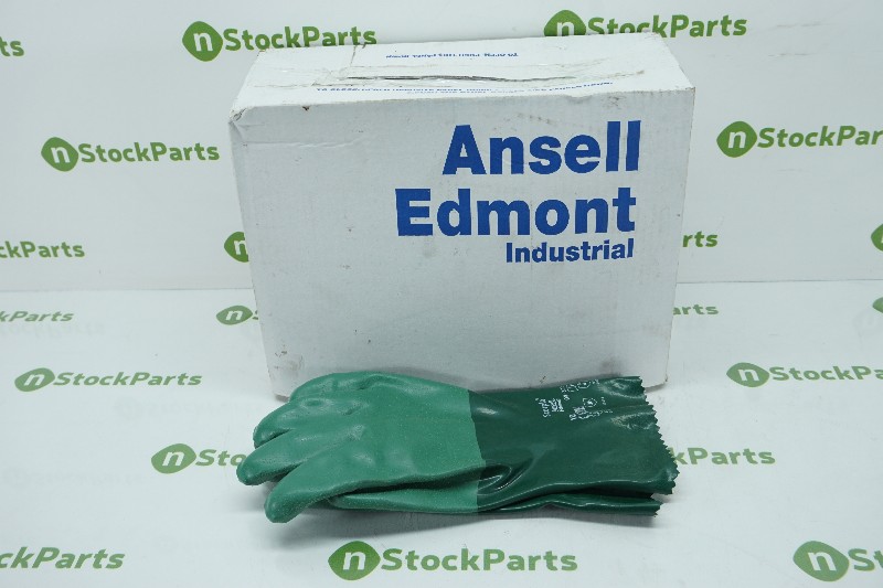ANSELL EDMONT 4T432 GREEN RUBBER GLOVES NSFB