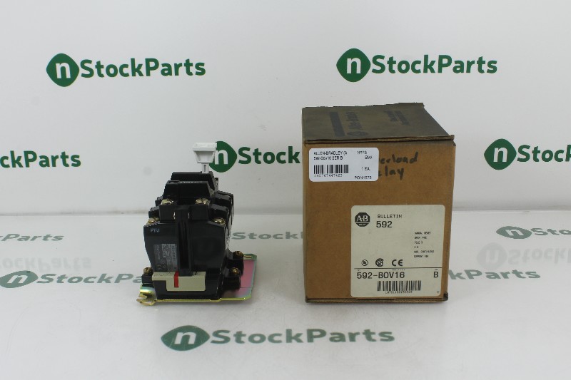 ALLEN-BRADLEY 592-B0V16 SER.B RELAY OVERLOAD NSFB