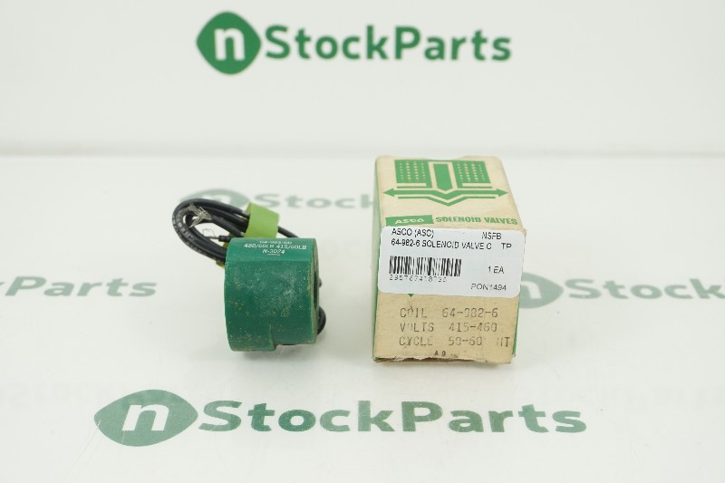 ASCO 64-982-6 SOLENOID VALVE COIL NSFB