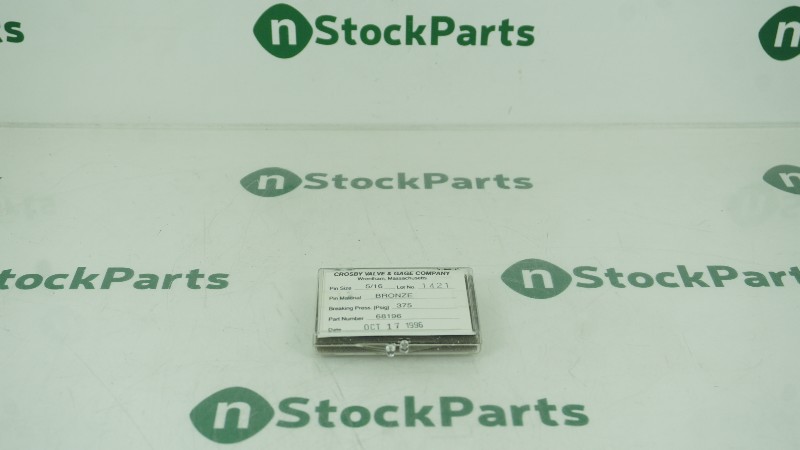 CROSBY GROUP 68196 5/16 BRONZE NSFB