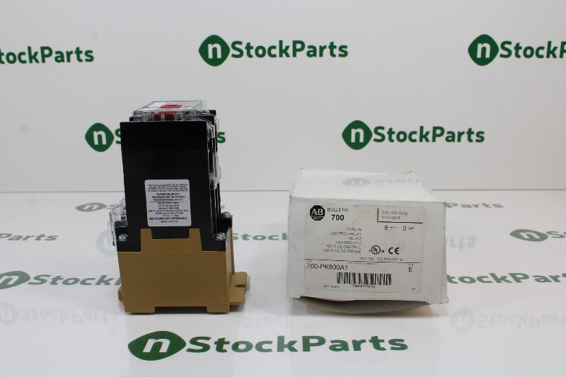 ALLEN-BRADLEY 700-PK800A1 SER. E CONTROL RELAY NSFBC15