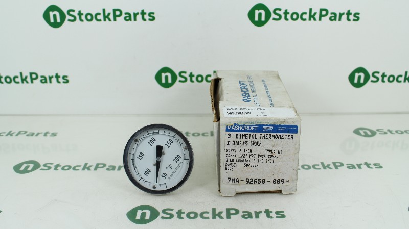 ASHCROFT 7MA-92650-009 3" BIMETAL THERMOMETER NSFB