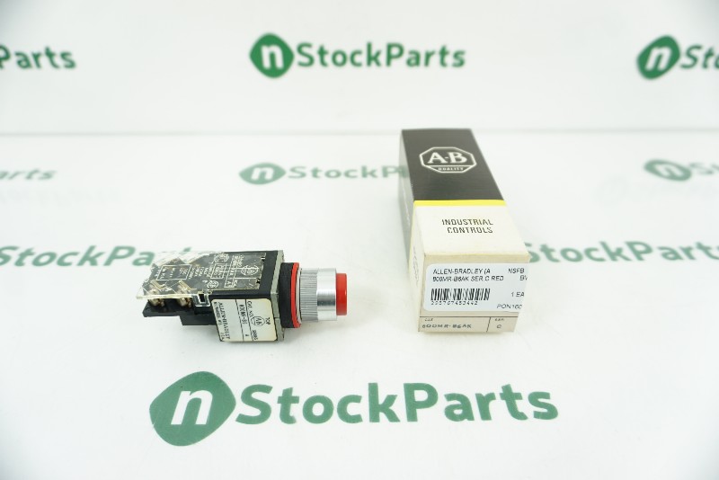 ALLEN-BRADLEY 800MR-B6AK SER.C RED NSFB