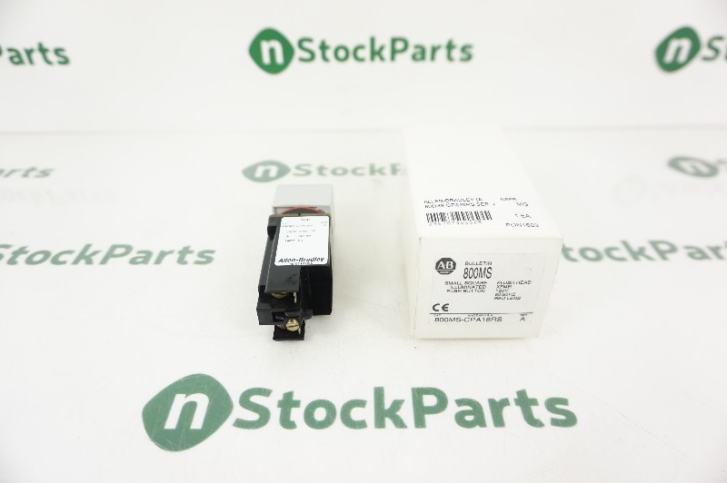ALLEN-BRADLEY 800MS-CPA16RS SER. A PUSHBUTTON NSFB