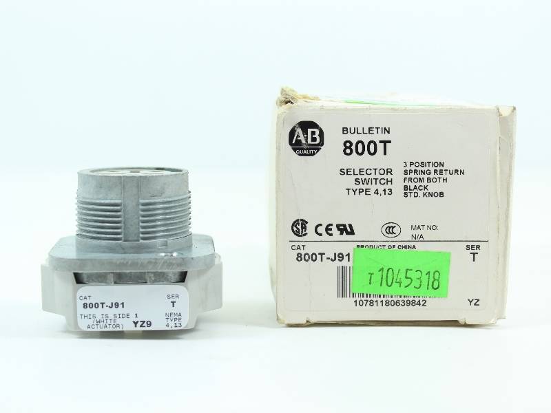 ALLEN-BRADLEY 800T-J91 SER. T NSNB