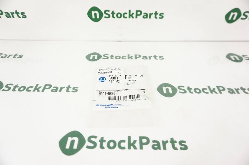 ALLEN-BRADLEY 800T-N62G SER. B GREEN LED CLUSTER LAMP NSFB