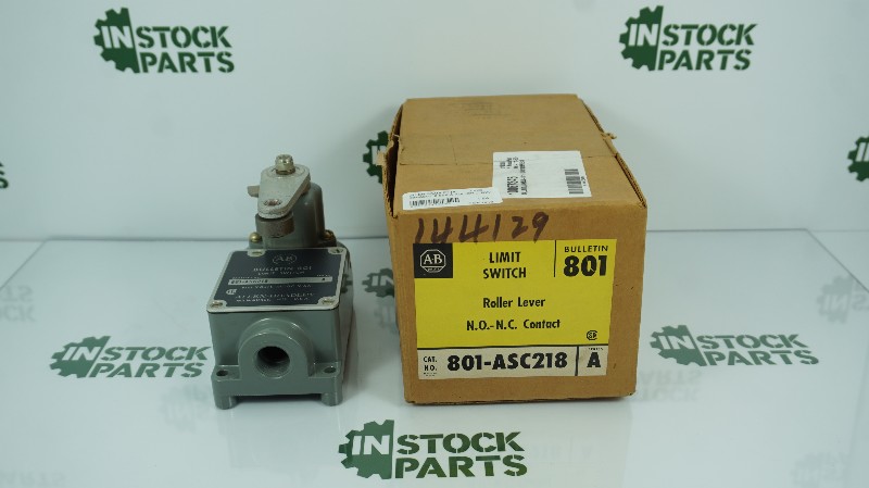 ALLEN-BRADLEY 801-ASC218 SER.A ROLLER LEVER LIMIT SWITCH NSFB