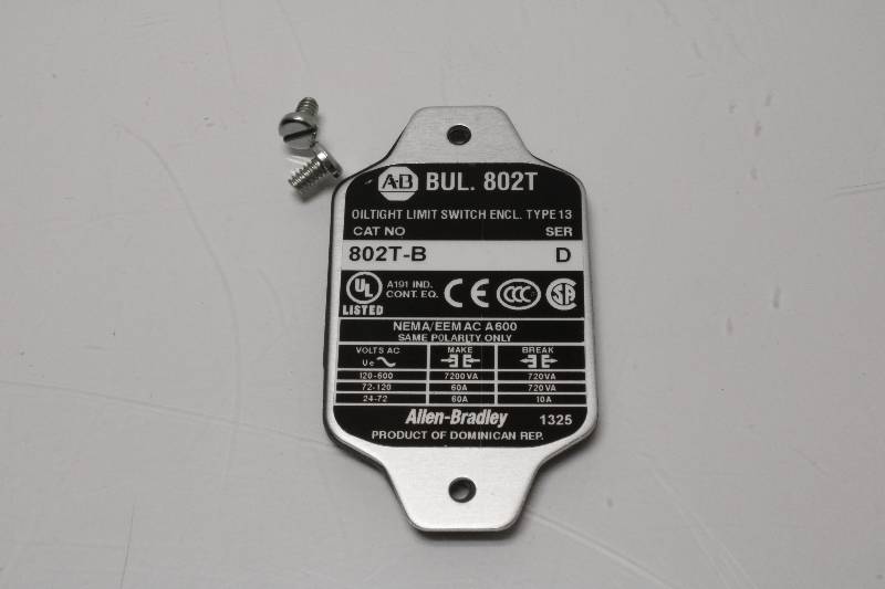 ALLEN-BRADLEY 802T-B SER D NSNBC01