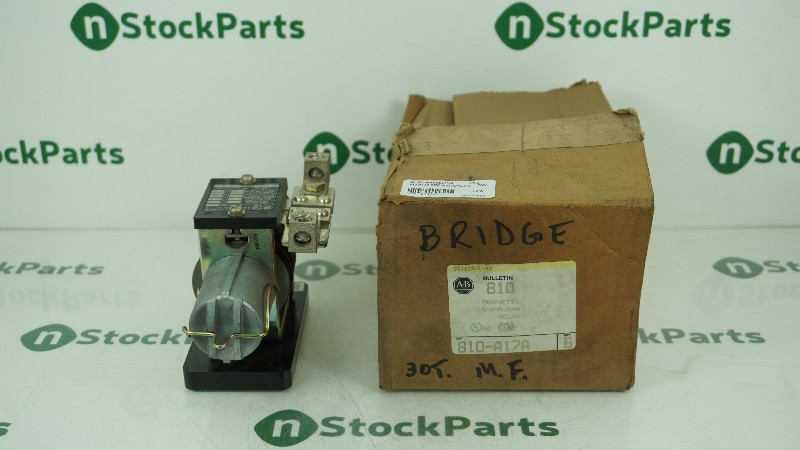 ALLEN-BRADLEY 810-A17A SER.B MAGNETIC OVERLOAD RELAY NSFB