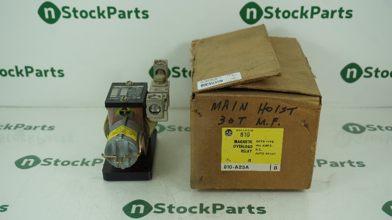 ALLEN-BRADLEY 810-A23A SER.B MAGNETIC OVERLOAD RELAY NSFB