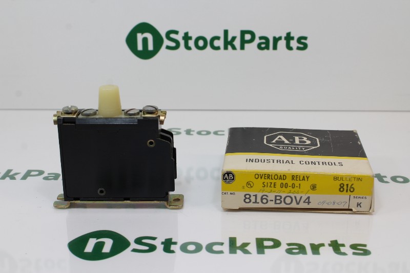 ALLEN-BRADLEY 816-BOV4 SER. K OVERLOAD RELAY NSFBC15