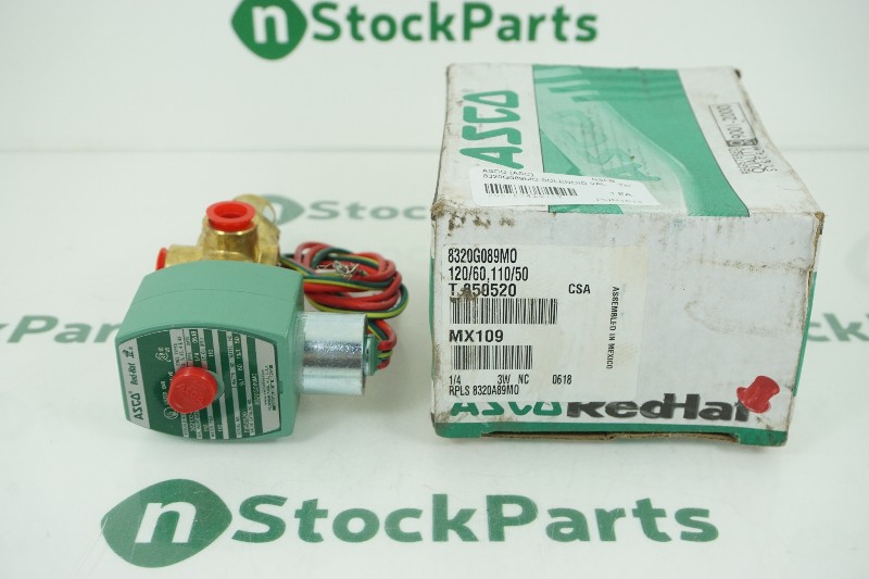 ASCO 8320G089MO SOLENOID VALVE 120V NSFB