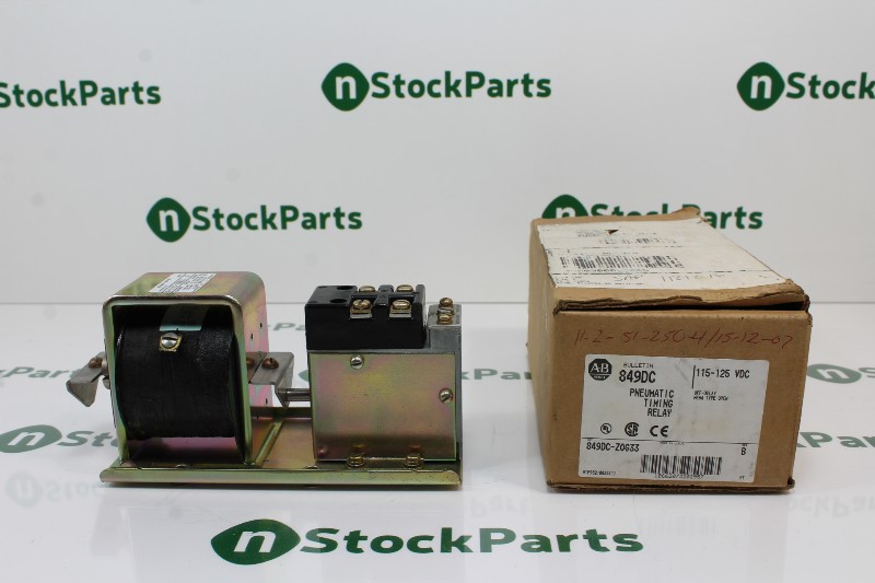 ALLEN-BRADLEY 849DC-ZOG33 SER. B PNEUMATIC TIMING RELAY NSFBC15
