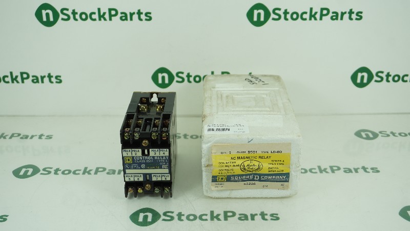 SQUARE-D 8501-LO-60 SER.A AC MAGNETIC RELAY NSFB