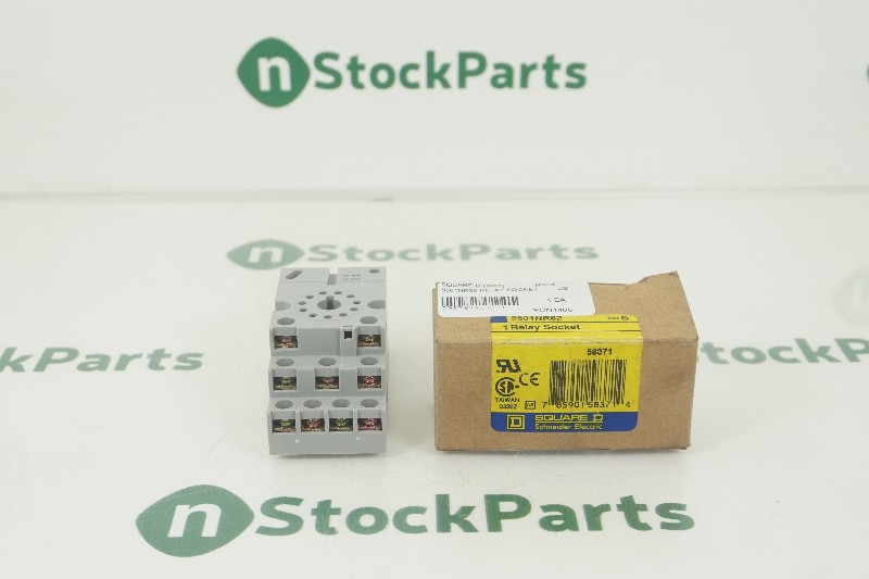 SQUARE-D 8501NR62 RELAY SOCKET NSFB