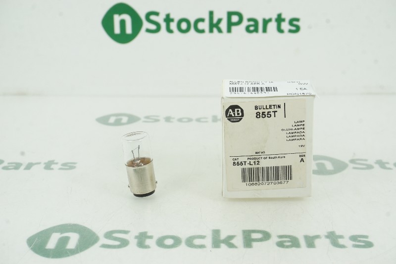 ALLEN-BRADLEY 855T-L12 SER.A 12V INCANDESCENT BULB NSFB